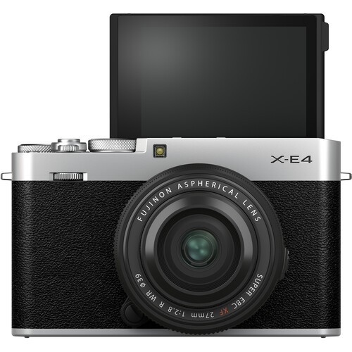 Фотоаппарат Fujifilm X-E4 Kit 27mm F2.8 WR R Silver - фото4