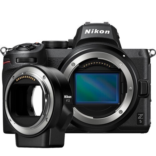Nikon Z5 Body + adapter FTZ- фото