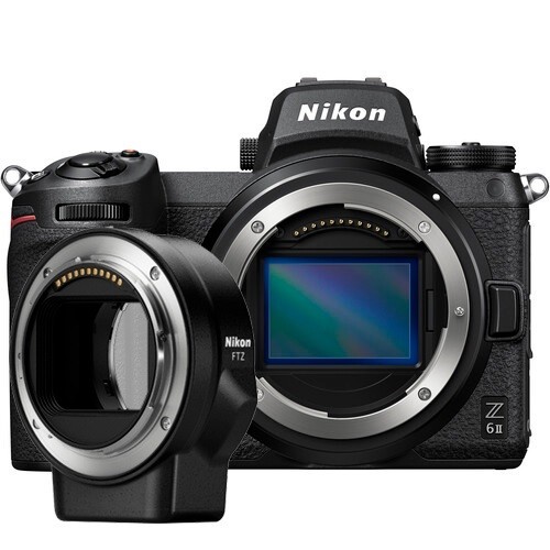 Nikon Z6 II + adapter FTZ - фото